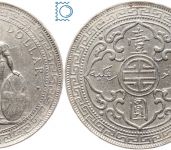 Grossbritannien Hongkong British Trade Dollar - 1 Dollar 1899 B - Bombay mint vz