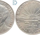 Kuba 1 Peso 1953 Cuba - Centenaire de José Marti