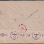 Flämische Legion, Mi.Nr. IX-XIV, Kaiserbildnisse auf Brief FpNr. 07515 AP