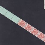 Bund, Michel Nr. 1143 AII R RE 5+4 Lf blautürkis postfrisch | Katalog 80 €