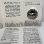 THAILAND - 200 BAHT 1987 PP - FIREBACK PHEASANT FASAN - 925 Silber WWF