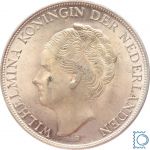 CURACAO 2 ½ Gulden 1944 | Königin Wilhelmina Niederländische Antillen
