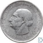 Notgeld Westfalen, 50 Millionen 1923, Minister von Stein, Alu, Jäger N26