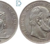 PREUSSEN, Brandenburg-Preußen Wilhelm I., Taler 1871, Siegestaler, Silber