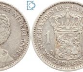 Niederlande, 1 Gulden 1915 | Wilhelmina I. 1890-1948 | Silber