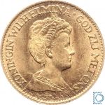 Niederlande, 10 Gulden 1917 Gold | Goldmünze Wilhelmina I. 1890-1948