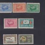 Litauen 1921 MiNr. 102-108 ungebraucht - Flugpostmarken