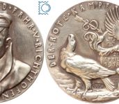 Manfred von Richthofen - Der Rote Baron - Silbermedaille von Karl Goetz - 1978 Replik