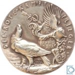 Manfred von Richthofen - Der Rote Baron - Silbermedaille von Karl Goetz - 1978 Replik