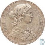 Freie Stadt Frankfurt - Vereinsthaler - Taler 1865 - Frauenkopf - Silber