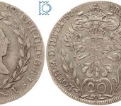 Österreich, 20 Kreuzer 1787 F (Hall Tirol) - Joseph II., (1765-1790)
