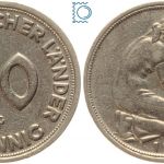 Bank Deutscher Länder, 50 Pfennig 1950 G | Jaeger 379 | Original