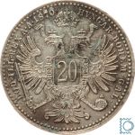 Österreich 20 Kreuzer 1870 | Franz Joseph I. | Haus Habsburg