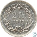 Original Spielgeld Schweiz 2 Francs 1947 A.G SIGG Token