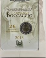 Italien 2 Euro 2013 - Giovanni Boccaccio - Original in Coincard Blister OVP