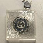 DDR 5 Mark 1983 - Luthers Geburtshaus Eisleben - PP original verplombt