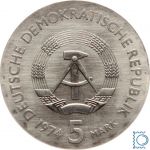 DDR 5 Mark 1974 - Philipp Reis - stempelglanz - J.1550