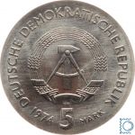 DDR 5 Mark 1974 - Philipp Reis - stempelglanz - J.1550