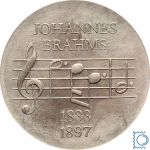 DDR 5 Mark 1972 - Johannes Brahms - stempelglanz - J.1540
