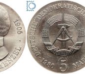 DDR 5 Mark 1980 - Adoplph von Menzel - stempelglanz - J.1576