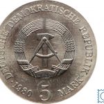 DDR 5 Mark 1980 - Adoplph von Menzel - stempelglanz - J.1576