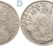 Bayern, Maximilian III. Joseph, 1 Taler 1765, Madonnentaler, Silber