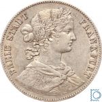 Freie Stadt Frankfurt - Vereinsthaler - Taler 1860 - Frauenkopf - Silber