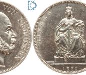 PREUSSEN, Brandenburg-Preußen Wilhelm I., Taler 1871, Siegestaler - Erhaltung!