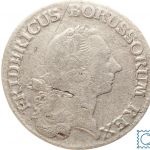 Brandenburg-Preußen, 1/6 Taler 1766 B, Friedrich II. (1740–1786)