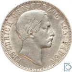 BADEN ½ Gulden 1865, Friedrich I. (1852–1907), J.75b