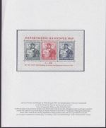 Bizone, Block 1 b postfrisch, geprüft Attest Rolle BPP - Exportmesse Hannover