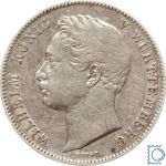 WÜRTTEMBERG ½ Gulden 1848, Wilhelm I. (1816–1864), J.69