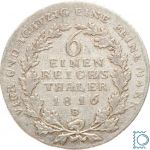 Brandenburg-Preußen, 1/6 Taler 1816 B, Friedrich Wilhelm III. (1797–1840)