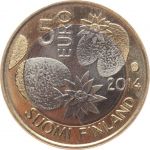 FINNLAND 5 Euro 2014 - Nordische Natur, Wildnis - Bi-Metall
