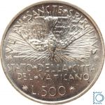 Vatikan, Vatikanstadt, 500 Lire 1978 - Sede Vacante - Umlaufmünze Silber