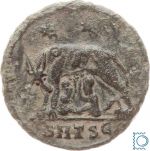 Follis URBS Roma (330-337 AD) - Wölfin säugt Zwillinge