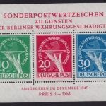 Berlin 1949 - Block 1 postfrisch - Währungsgeschädigte