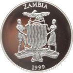 Zambia / Sambia 5000 Kwacha 1999 - Elefanten - Proof PP