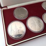 SOWJETUNION Münzen 1977-80 Olympiade 1980 - 6x 1 Rubel - st