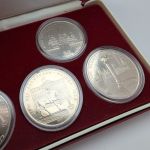 SOWJETUNION Münzen 1977-80 Olympiade 1980 - 6x 1 Rubel - st