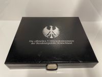 Münzkassette Schatulle für 43 x 5 DM Münzen ohne Kapseln gebraucht
