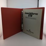 2 x Leuchtturm Ringbinder OPTIMA F grün und braun gebraucht für ETB
