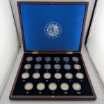 ERASMUS 2022 - Volterra Münzkassette mit 23 x 2 Euro inkl. Malta!