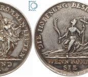 Schlesien Silbermedaille ca. 1707 | Auf den Altranstädter Vertrag
