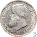Brasilien, 1000 Reis 1880 - Pedro II (1831-1889)