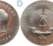 DDR 10 Mark 1973 - Berthold Brecht - stempelglanz - J.1544