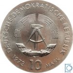DDR 10 Mark 1973 - Berthold Brecht - stempelglanz - J.1544