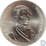 DDR 10 Mark 1976 - Carl Maria von Weber - stempelglanz - J.1562