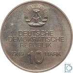 DDR 10 Mark 1989 - 40 Jahre Wirtschaftshilfe RWG - stempelglanz