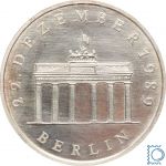 DDR 20 Mark 1990 SILBER - Brandenburger Tor - stempelglanz